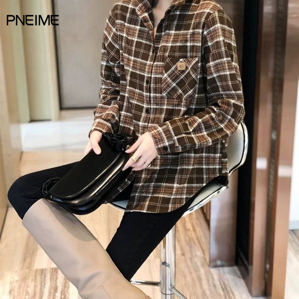 autumn and winter womens shirts plaid blouse commute retro long-sleeved women british style fashion casual loose, White
autumn and winter womens shirts plaid blouse commute retro long-sleeved women british style fashion casual loose, White