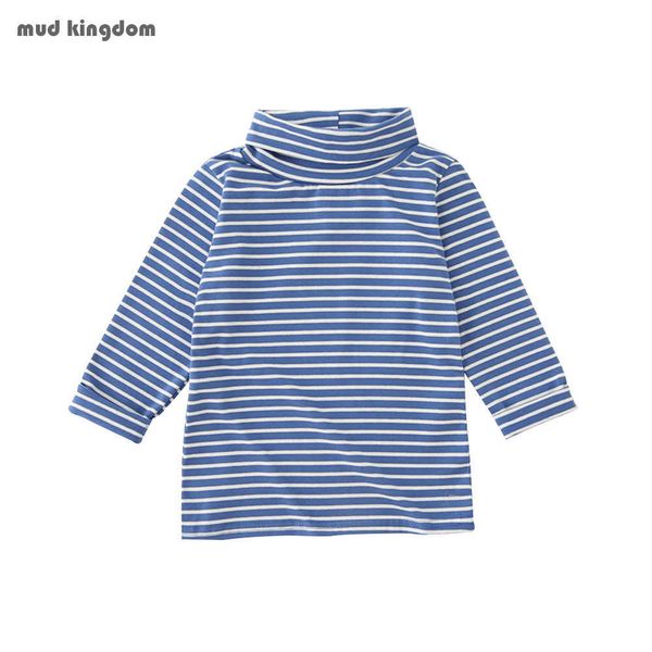 mudkingdom baby boys girls shirts long sleeve stripe turtleneck clothing soft kids clothes 210615, White;black
mudkingdom baby boys girls shirts long sleeve stripe turtleneck clothing soft kids clothes 210615, White;black