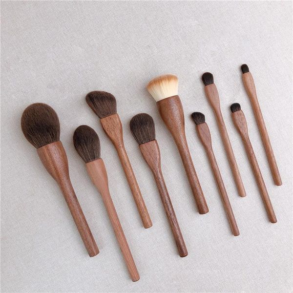makeup brushes 9pcs goat hair set european vintage wood handle powder blush foundation eye shadow smudge pro brush tools
makeup brushes 9pcs goat hair set european vintage wood handle powder blush foundation eye shadow smudge pro brush tools