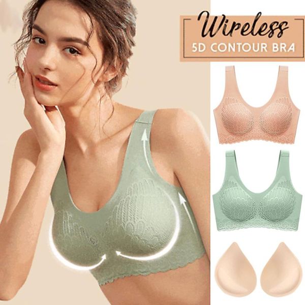 bras seamless bra women underwear lace brassiere push up bralette wireless bh comfort pluz size women's clothing, Red;black
bras seamless bra women underwear lace brassiere push up bralette wireless bh comfort pluz size women's clothing, Red;black