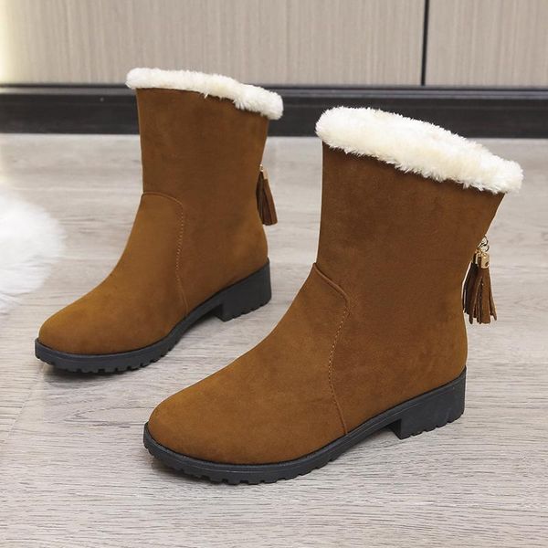boots 2021 winter woman ankle fur warm casual shoes flats snow suede platform buckle 35-40 botas mujer, Black
boots 2021 winter woman ankle fur warm casual shoes flats snow suede platform buckle 35-40 botas mujer, Black