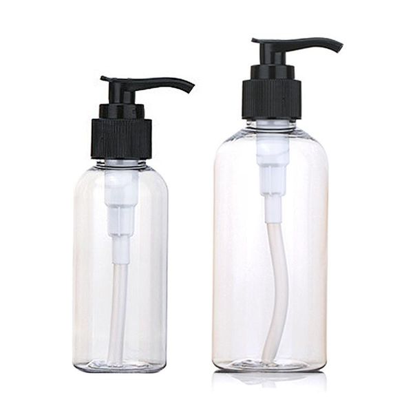 storage bottles & jars clear plastic empty squeeze bottle with black lotion pump, sample container jar pot vial for emollient water shower g
storage bottles & jars clear plastic empty squeeze bottle with black lotion pump, sample container jar pot vial for emollient water shower g
