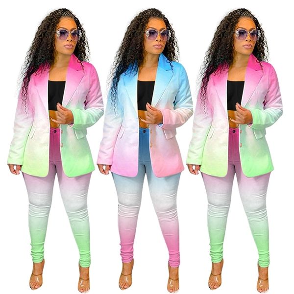 2021 gradient womens suit separate office wear business jacket blazer and pants leggings set button coat for spring summer cloth nk203, White
2021 gradient womens suit separate office wear business jacket blazer and pants leggings set button coat for spring summer cloth nk203, White
