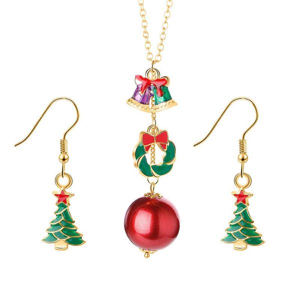 earrings & necklace santa claus and set female snowflake xmas tree pendant christmas ornaments jewelry sets, Silver
earrings & necklace santa claus and set female snowflake xmas tree pendant christmas ornaments jewelry sets, Silver