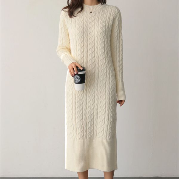 casual dresses autumn winter around the long sprained neck crocheted woman's dress casual loose coarse sweater knitted ed 0fuy, Black;gray
casual dresses autumn winter around the long sprained neck crocheted woman's dress casual loose coarse sweater knitted ed 0fuy, Black;gray