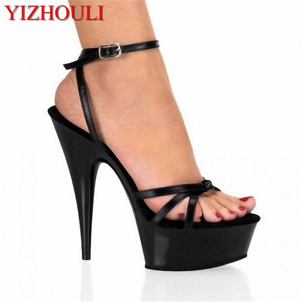 wildly popular with 15 cm high heels sandals 15cm waterproof shoes model stage, Black
wildly popular with 15 cm high heels sandals 15cm waterproof shoes model stage, Black