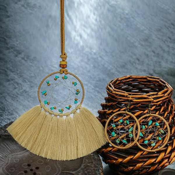 dangle & chandelier fashion trend bohemian long women earrings set dream catcher hollow yellow cyan sweater chain jewelry wholesale, Silver 
dangle & chandelier fashion trend bohemian long women earrings set dream catcher hollow yellow cyan sweater chain jewelry wholesale, Silver
