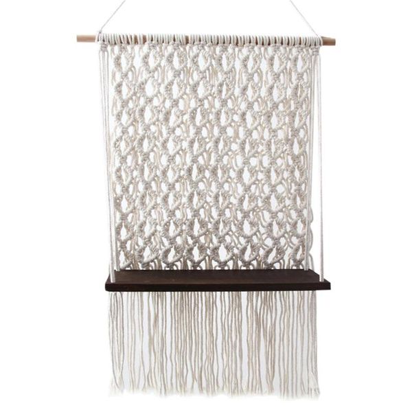 hooks & rails woven tapestry bohemian unique wall hanging decoration flower pot placement for home living room storage
hooks & rails woven tapestry bohemian unique wall hanging decoration flower pot placement for home living room storage