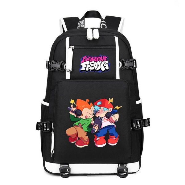 backpack student's friday night funkin fnf canvas teenagers mochila school bag travel bags laprucksacks bagpack
backpack student's friday night funkin fnf canvas teenagers mochila school bag travel bags laprucksacks bagpack