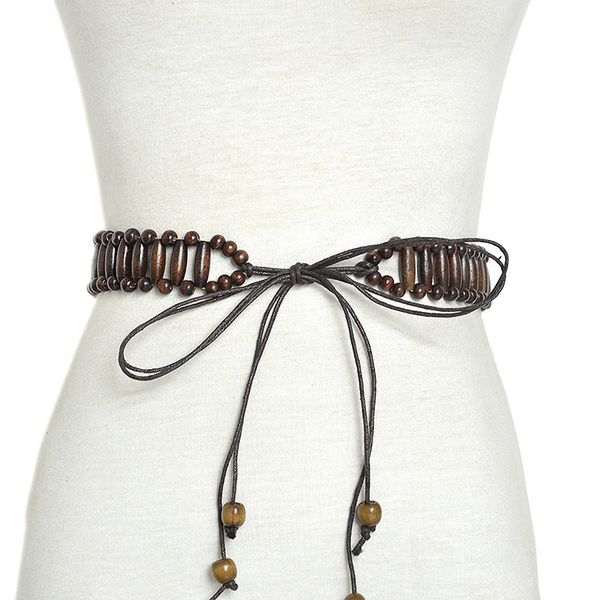 new pattern ring wood bead wax rope knitting decorative belt ethnic style waist chain, Black;brown
new pattern ring wood bead wax rope knitting decorative belt ethnic style waist chain, Black;brown