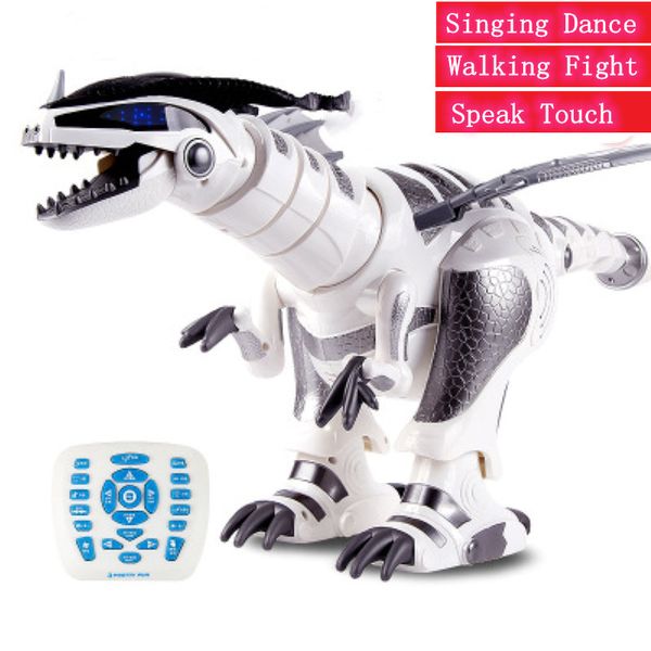 rc battle dinosaur high simulation intelligent dinosour touch sensor control robot dancing walking speaking fighting dancing toy
rc battle dinosaur high simulation intelligent dinosour touch sensor control robot dancing walking speaking fighting dancing toy