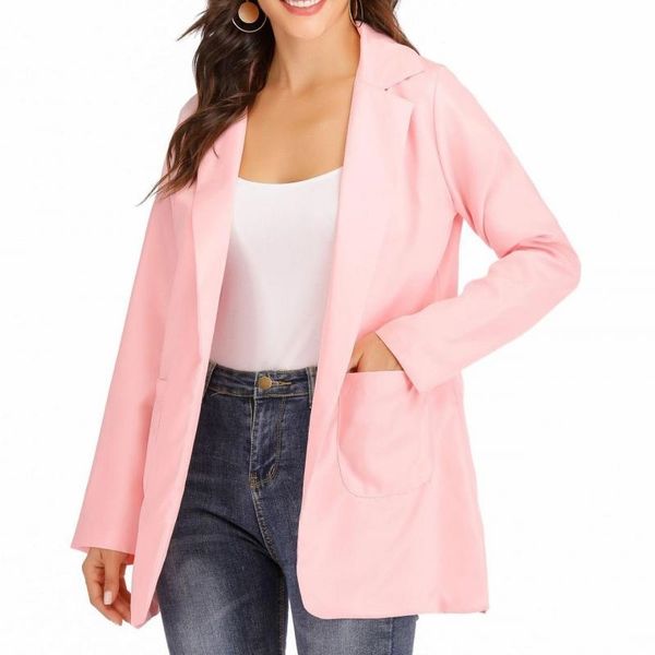 women blazer temperament ladies black coat long sleeve suit fashion women's slim jacket autumn 210524, White;black
women blazer temperament ladies black coat long sleeve suit fashion women's slim jacket autumn 210524, White;black