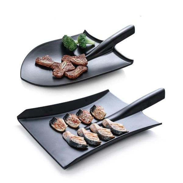 flatware sets creative shovel styling dinner dish imitation porcelain black barbecue grill plate melamine tableware home kitchen dinnerware
flatware sets creative shovel styling dinner dish imitation porcelain black barbecue grill plate melamine tableware home kitchen dinnerware