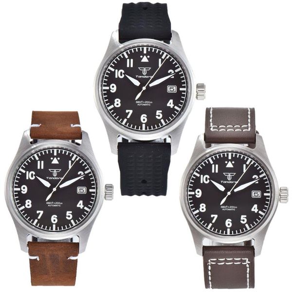 wristwatches 20atm tandorio diving men's watch black dial sapphire glass japan nh35a automatic movement 39mm brushed case luminous, Slivery;brown
wristwatches 20atm tandorio diving men's watch black dial sapphire glass japan nh35a automatic movement 39mm brushed case luminous, Slivery;brown