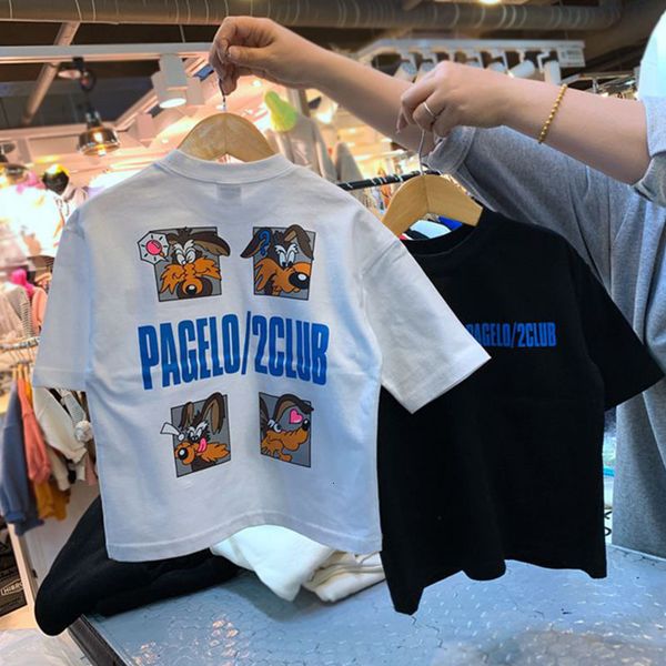 small children's short middle sleeve korean round neck cartoon letter t-shirt men's and women's loose summer p, Black;white
small children's short middle sleeve korean round neck cartoon letter t-shirt men's and women's loose summer p, Black;white