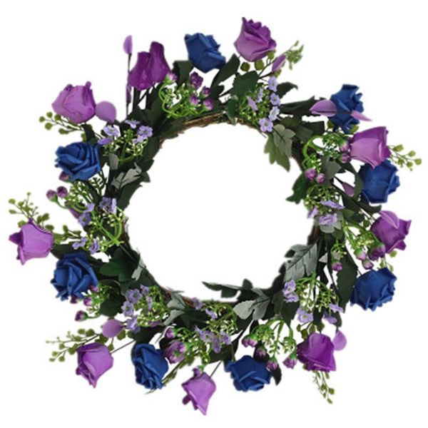 decorative flowers & wreaths artificial simulation rose floral door wall hanging flower wreath for home wedding party decor
decorative flowers & wreaths artificial simulation rose floral door wall hanging flower wreath for home wedding party decor