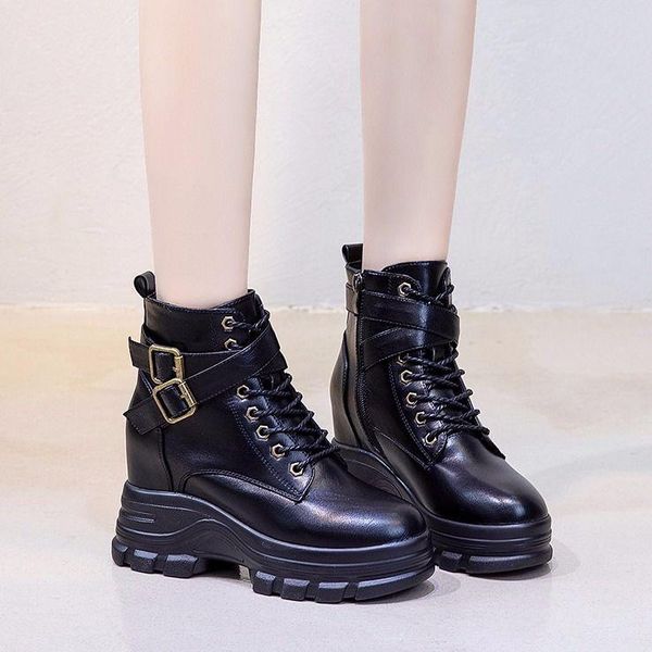 boots inner high shoes women's 2021 autumn/winter thick-bottomed hundred british wind net red thin short, Black
boots inner high shoes women's 2021 autumn/winter thick-bottomed hundred british wind net red thin short, Black