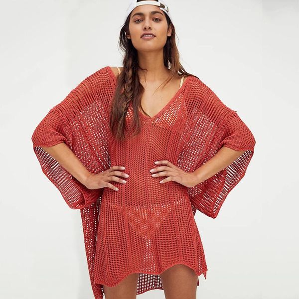 women's swimwear 2021 rot gestrickte strand cover up oversize sehen durch dres bademode bikini abdeckung-ups kaftan tunika für, White;black
women's swimwear 2021 rot gestrickte strand cover up oversize sehen durch dres bademode bikini abdeckung-ups kaftan tunika für, White;black