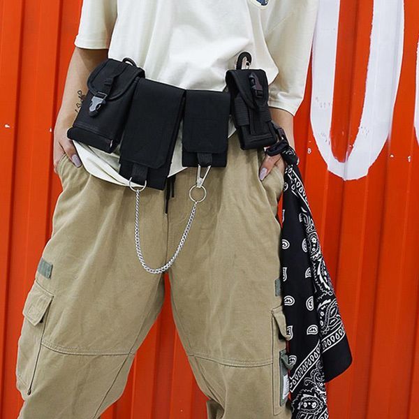 men chest bag tactical waist bag multi-pocket shoulder bags hip hop small phone pouch street boy fashion fanny pack unisex
men chest bag tactical waist bag multi-pocket shoulder bags hip hop small phone pouch street boy fashion fanny pack unisex
