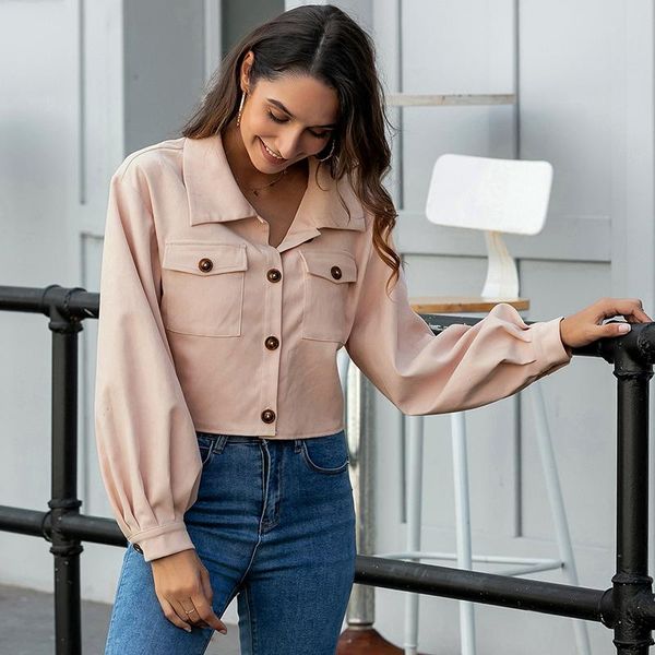 women's jackets autumn long sleeve jacket for women fashion single breasted pocket female street wear casual coats and, Black;brown
women's jackets autumn long sleeve jacket for women fashion single breasted pocket female street wear casual coats and, Black;brown