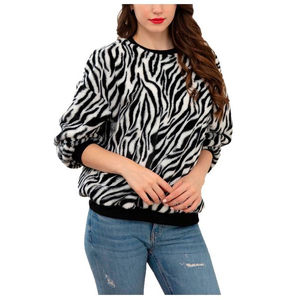 women's hoodies & sweatshirts women zebra pattern casual oversized hoodie warm artificial plush long sleeve base lady elegant loos, Black
women's hoodies & sweatshirts women zebra pattern casual oversized hoodie warm artificial plush long sleeve base lady elegant loos, Black