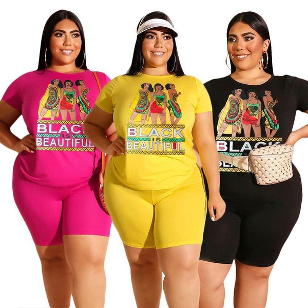 outfits for women plus size 2xl 3xl 4xl carton t shirt and short matching sets summer 2 piece set 2021 conjunto deportivo, Gray
outfits for women plus size 2xl 3xl 4xl carton t shirt and short matching sets summer 2 piece set 2021 conjunto deportivo, Gray