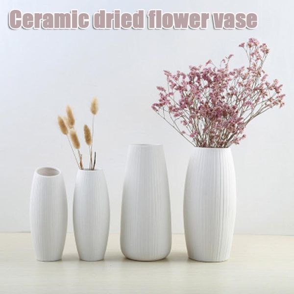 vases ceramic white decorative bottle dried flowers innovative flower ornaments for home decoracion can csv
vases ceramic white decorative bottle dried flowers innovative flower ornaments for home decoracion can csv