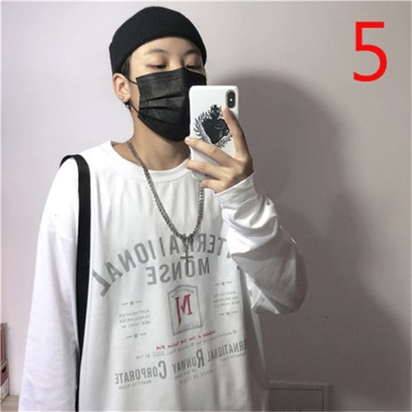 new 2021 autumn long-sleeved t-shirt male round neck korean version of the loose trend solid color casual wild g46i, White;black
new 2021 autumn long-sleeved t-shirt male round neck korean version of the loose trend solid color casual wild g46i, White;black