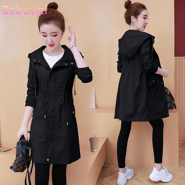 fashion korean new 2021 black trench coat for women windbreaker hooded fall spring autumn casual loose outerwear duster coats, Tan;black
fashion korean new 2021 black trench coat for women windbreaker hooded fall spring autumn casual loose outerwear duster coats, Tan;black