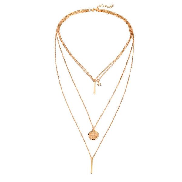 pendant necklaces personality simple multilayer beads metal necklace ladies jewelry aesthetic boho vintage collier femme fashion summer, Silver
pendant necklaces personality simple multilayer beads metal necklace ladies jewelry aesthetic boho vintage collier femme fashion summer, Silver