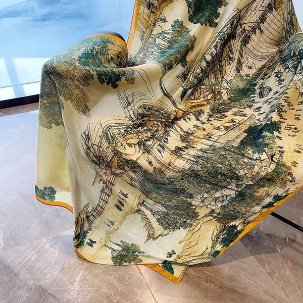 scarves 180x90cm silk scarf for women, bandana long, wrap shawl, hijab, silent, beach sarong, fashionable, 2021scarf shawl wholesale, Blue;gray
scarves 180x90cm silk scarf for women, bandana long, wrap shawl, hijab, silent, beach sarong, fashionable, 2021scarf shawl wholesale, Blue;gray