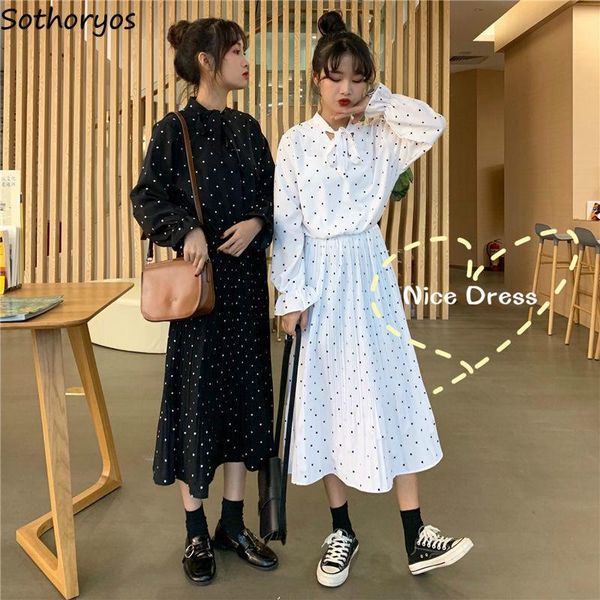 casual dresses long sleeve dress women pleated girls fresh harajuku womens plus size korean style dots leisure mid-calf fashionable, Black;gray
casual dresses long sleeve dress women pleated girls fresh harajuku womens plus size korean style dots leisure mid-calf fashionable, Black;gray