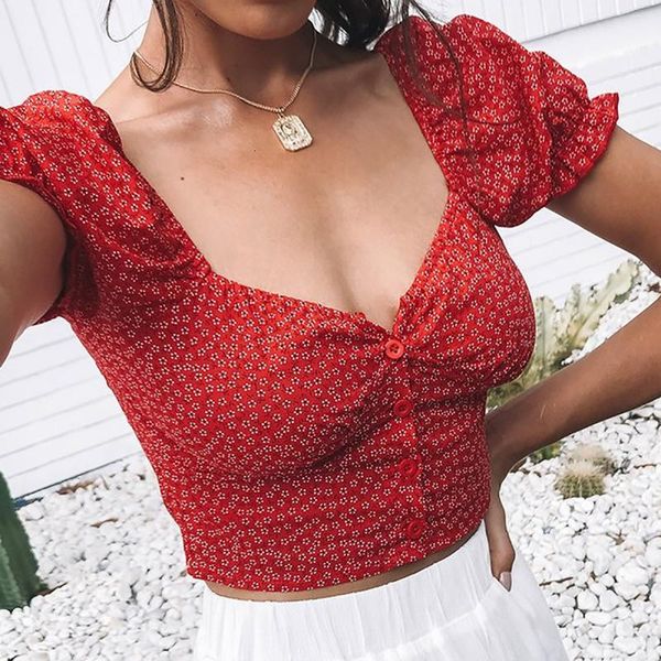 2021 new women summer v-neck backless short ruffles sleeves slim printed t-shirt button cardigan ladies 5qdu, White
2021 new women summer v-neck backless short ruffles sleeves slim printed t-shirt button cardigan ladies 5qdu, White