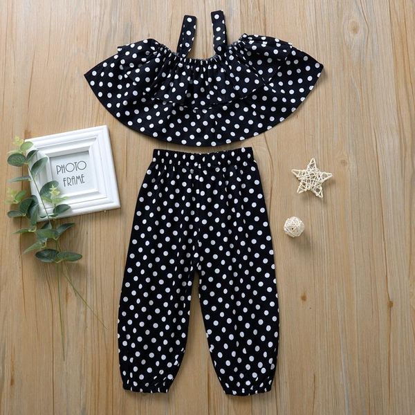 clothing sets baby & children's 2-6years toddler kids girl set off shoulder polka dot + pnats 2pcs clothes outfits, White
clothing sets baby & children's 2-6years toddler kids girl set off shoulder polka dot + pnats 2pcs clothes outfits, White