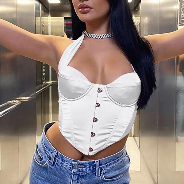 women's tanks & camis low chest print vest summer wrapped streetwear club with suspender crop backless ropa mujer, White
women's tanks & camis low chest print vest summer wrapped streetwear club with suspender crop backless ropa mujer, White