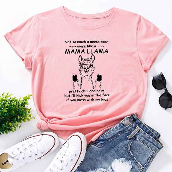 women's t-shirt mama llama animal lover mom family gift funny shirts for women female graphic tee short sleeve summer shirt, White
women's t-shirt mama llama animal lover mom family gift funny shirts for women female graphic tee short sleeve summer shirt, White