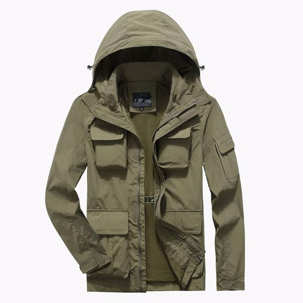 men's trench coats 2021 men oversize windproof jacket fashion casual waterproof solid long sleeve hooded collar loose zipper autumn win, Tan;black
men's trench coats 2021 men oversize windproof jacket fashion casual waterproof solid long sleeve hooded collar loose zipper autumn win, Tan;black