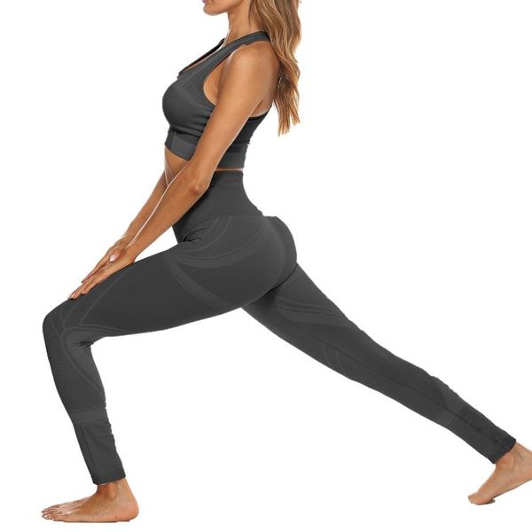 gym clothing solid color sports suit 2021 fashion women tracksuit ladies seamless tight hip sleeveless waist yoga, White;black
gym clothing solid color sports suit 2021 fashion women tracksuit ladies seamless tight hip sleeveless waist yoga, White;black