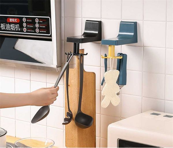 kitchen storage supplies explosion-proof rotating hook 360-degree hole-multifunctional wall seamless hook rack
kitchen storage supplies explosion-proof rotating hook 360-degree hole-multifunctional wall seamless hook rack