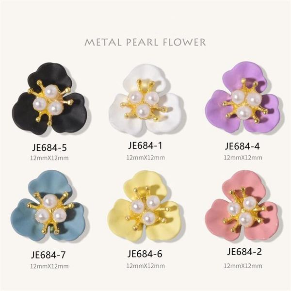 nail glitter 10pc 3-petal flower&pearl japanese alloy accessories charm 11.5*11.5mm spray paint metal decorations for nails supply je6-8, Silver;gold
nail glitter 10pc 3-petal flower&pearl japanese alloy accessories charm 11.5*11.5mm spray paint metal decorations for nails supply je6-8, Silver;gold