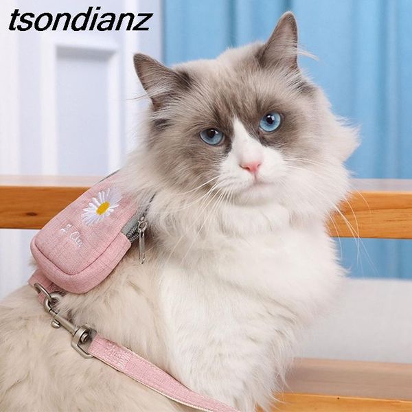 dog collars & leashes cat sunflower embroidered chest strap pet backpack harness traction rope
dog collars & leashes cat sunflower embroidered chest strap pet backpack harness traction rope