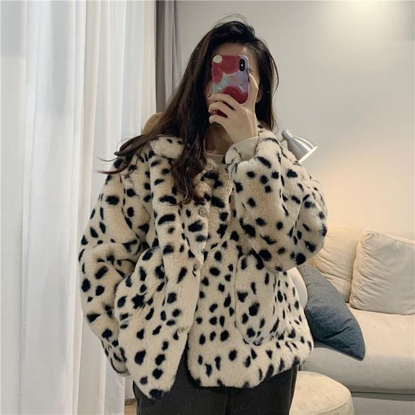 autumn and winter korean thick spotted polar fleece jacket cotton jacket iron button long-sleeved, Black
autumn and winter korean thick spotted polar fleece jacket cotton jacket iron button long-sleeved, Black