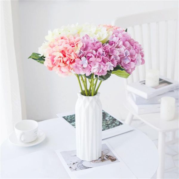 decorative flowers & wreaths 1 bouquet hydrangea artificial silk bridal hand fake for wedding home decoration flower
decorative flowers & wreaths 1 bouquet hydrangea artificial silk bridal hand fake for wedding home decoration flower