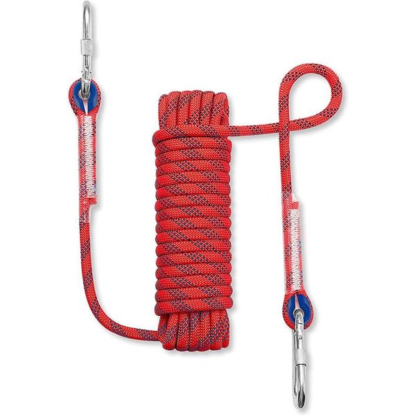 cords, slings and webbing outdoor climbing rope rock safety with buckle carabiner (10m, 32ft)
cords, slings and webbing outdoor climbing rope rock safety with buckle carabiner (10m, 32ft)
