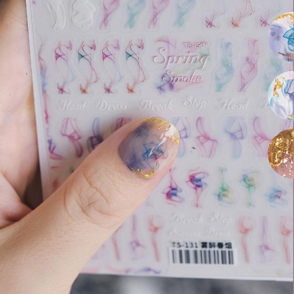 stickers & decals 1pc nail with black ink painting water abstract smoke flower art beauty decoration
stickers & decals 1pc nail with black ink painting water abstract smoke flower art beauty decoration