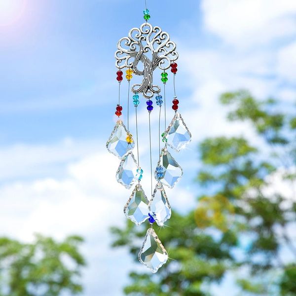 h&d window hanging suncatcher chakra tree of life ornament rainbow maker crystal prism decor pendant car home garden decoration
h&d window hanging suncatcher chakra tree of life ornament rainbow maker crystal prism decor pendant car home garden decoration