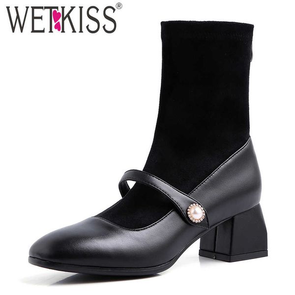 wetkiss sock boots women strappy ankle boots stretch zipper shoes woman chunky heels autumn booties strange med heels big size 210630, Black
wetkiss sock boots women strappy ankle boots stretch zipper shoes woman chunky heels autumn booties strange med heels big size 210630, Black