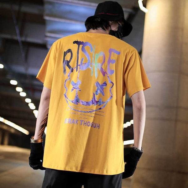summer short sleeve men's korean clothing fashion brand loose new youth t-shirt thin summer, Black
summer short sleeve men's korean clothing fashion brand loose new youth t-shirt thin summer, Black