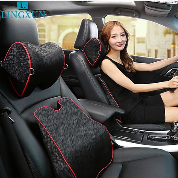 seat cushions lingxun car headrest lumbar support set neck pillow cushion backrest memory foam interior travel accessories la162
seat cushions lingxun car headrest lumbar support set neck pillow cushion backrest memory foam interior travel accessories la162