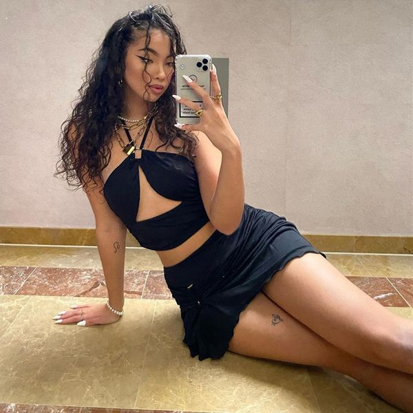 fashion cut-out black halter sleeveless crop for women rave festival backless tanks girls cropped top, White
fashion cut-out black halter sleeveless crop for women rave festival backless tanks girls cropped top, White